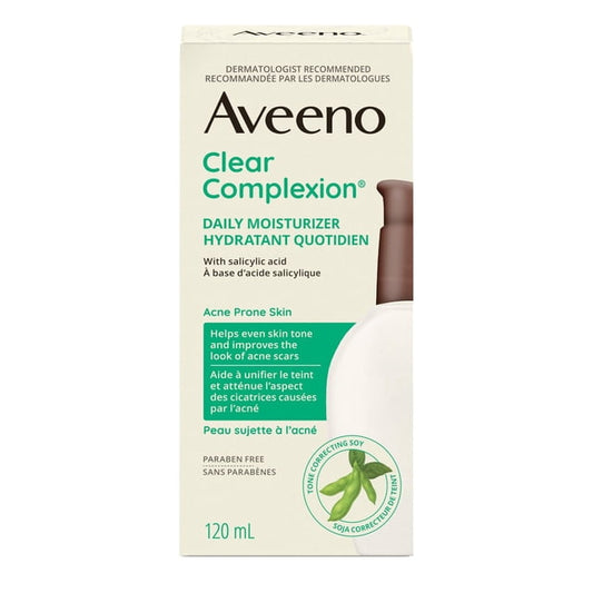 Aveeno Clear Complexion Salicylic Daily Moisturizer, 120 g