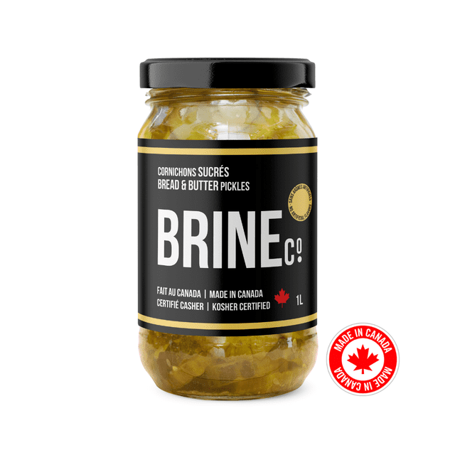 Brine Bread and Butter Pickles, 1000 g