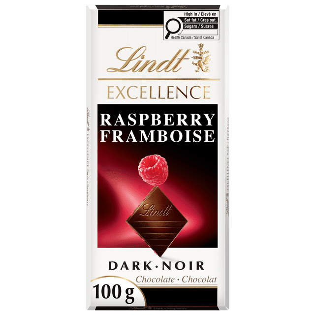 Lindt Excellence Raspberry Dark Chocolate Bar 100g