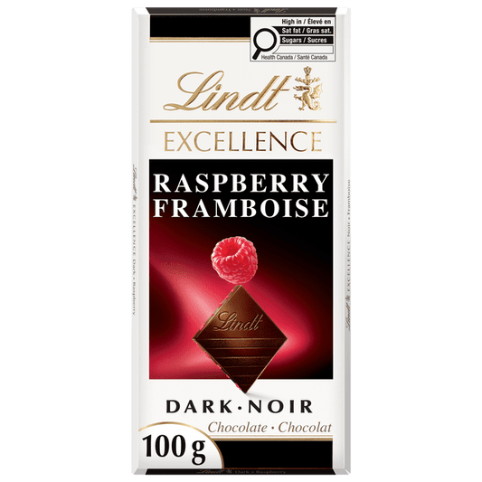 Lindt Excellence Raspberry Dark Chocolate Bar 100g