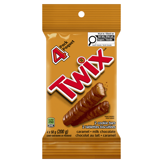 Twix Caramel Cookie Chocolate Candy Bars 200g