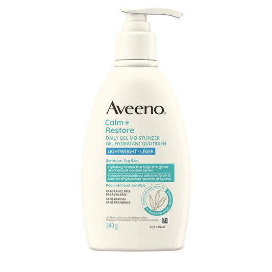 Aveeno Calm + Restore Prebiotic Oat Gel Moisturizer, 340 g