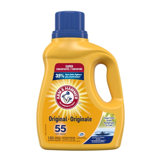 Arm & Hammer Clean Fresh Liquid Laundry Detergent, 1630 g