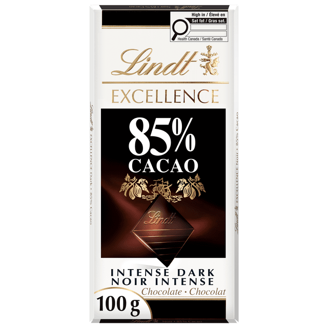 Lindt Excellence 85 Cacao Dark Chocolate Bar 100g