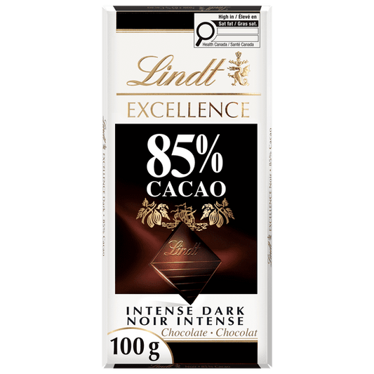 Lindt Excellence 85 Cacao Dark Chocolate Bar 100g