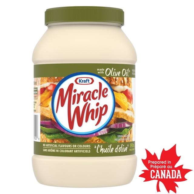Miracle Whip Olive Oil Spread, 888 g