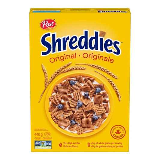 Post Shreddies Original Cereal, 440 g