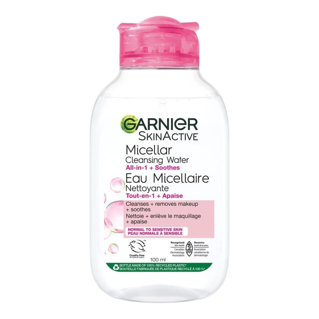 Garnier SkinActive Micellar All-in-1 Travel Cleansing Water, 100 g