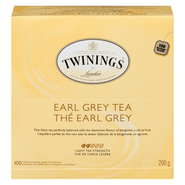 Twinings Earl Grey Tea 100 Tea Bags 200g