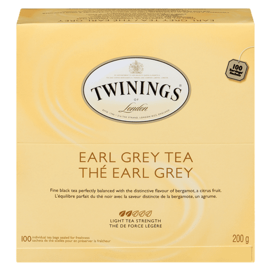 Twinings Earl Grey Tea 100 Tea Bags 200g