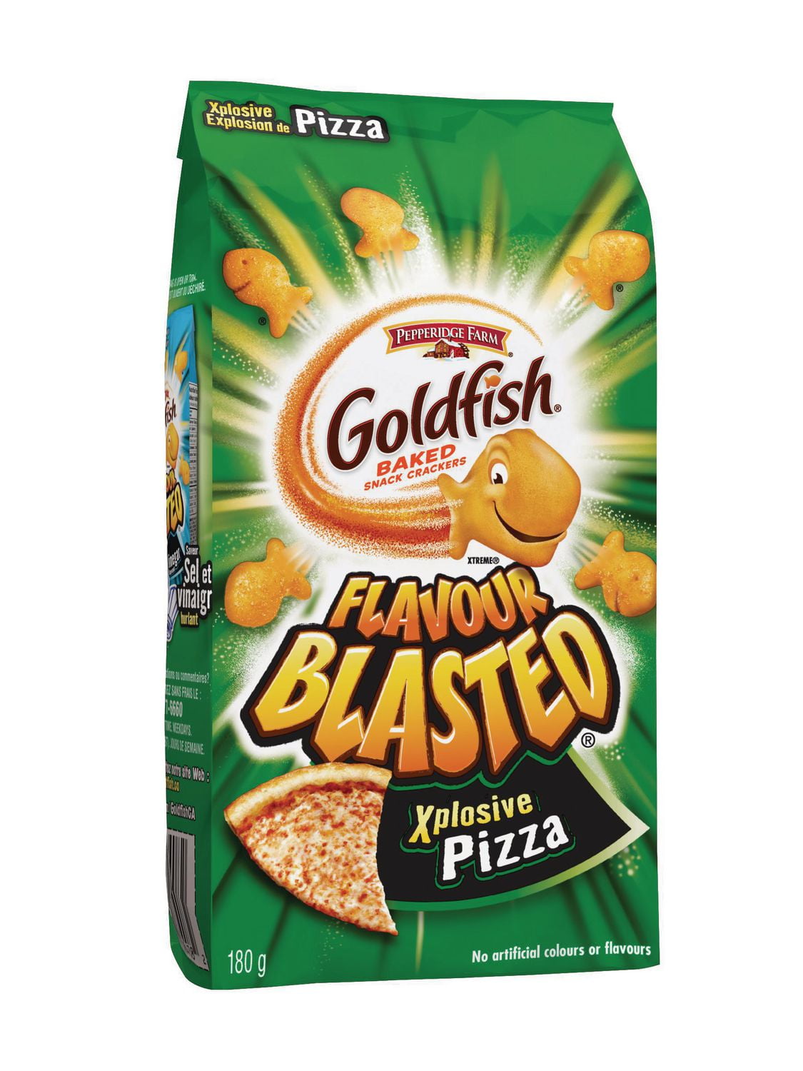 Goldfish Flavour Blasted Xplosive Pizza Crackers 180g