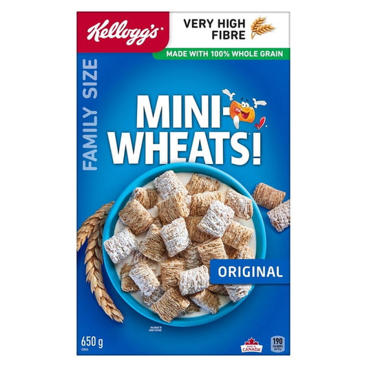 Kellogg's Mini-Wheats Original Cereal, 650 g