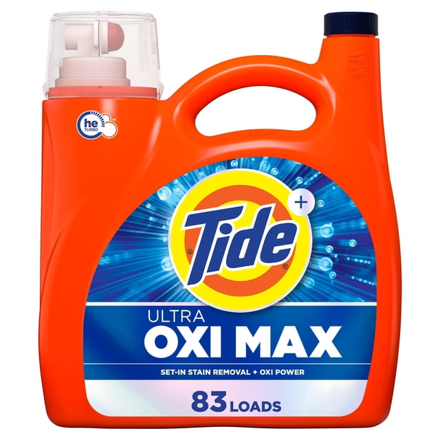 Tide Ultra Oxi Max Liquid Laundry Detergent, 3460 g