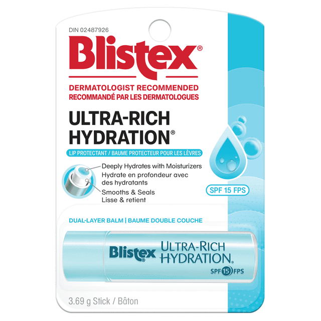 Blistex Ultra Rich Hydration Dual Layer Lip Balm, 4 g