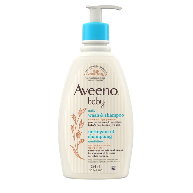 Aveeno Baby Daily Oat Wash & Shampoo, 354 g