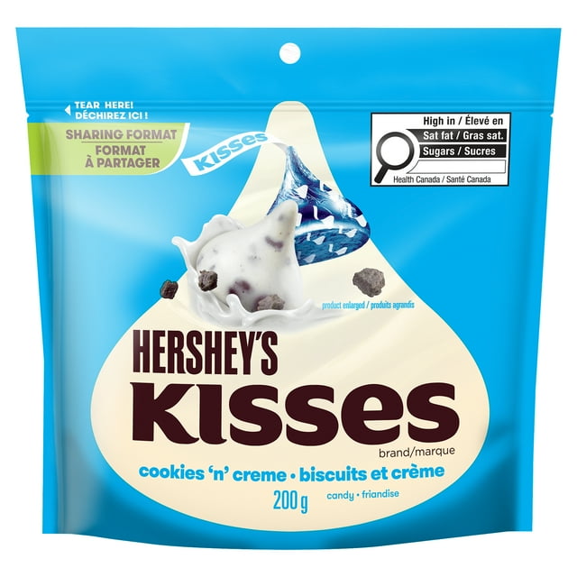 HERSHEY'S Kisses Cookies N Creme Candies