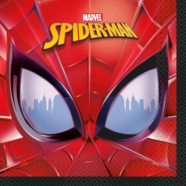 Spiderman Party 2-Ply Lunch Napkins, 60 g, 16 Count