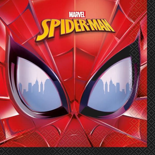 Spiderman Party 2-Ply Lunch Napkins, 60 g, 16 Count
