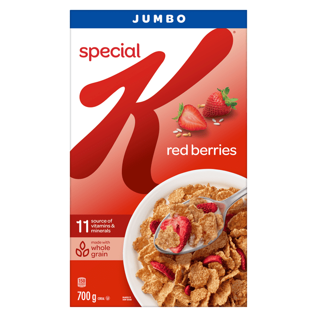 Kellogg's Special K Red Berries Jumbo Cereal, 700 g