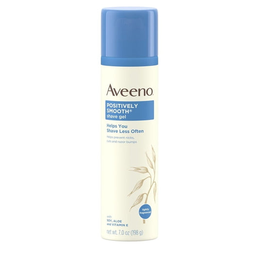 Aveeno Positively Smooth Shave Gel, 198 g