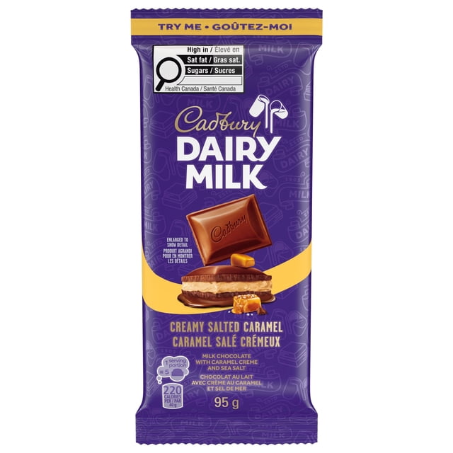 Cadbury Dairy Milk Creamy Salted Caramel Chocolate Bar