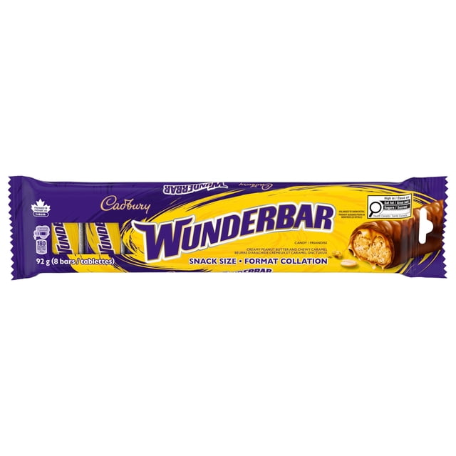 Cadbury Wunderbar Snack Size Chocolate Bars 92g