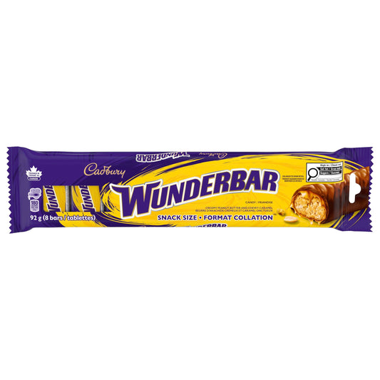 Cadbury Wunderbar King Size Chocolatey Candy Bar Individually Wrapped Treat Sweet Treat
