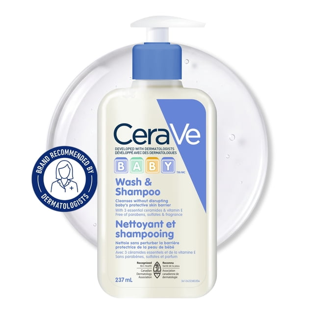 CeraVe Baby Wash & Shampoo, 237 g