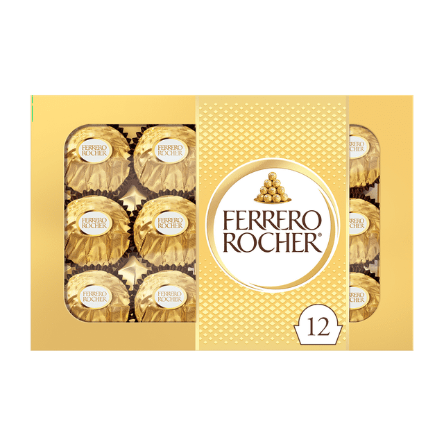 Ferrero Rocher Fine Hazelnut Milk Chocolate Gift Box 150g