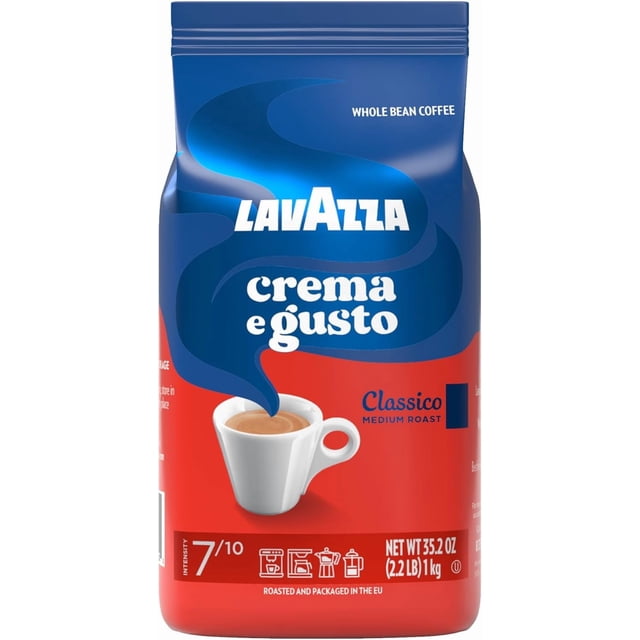 Lavazza Crema e Gusto Whole Bean Coffee 1kg, 1000 g