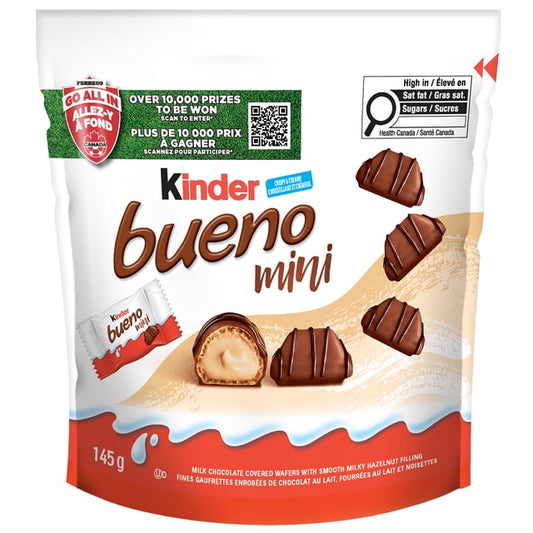 Kinder Bueno Mini Milk Chocolate Wafers 145g