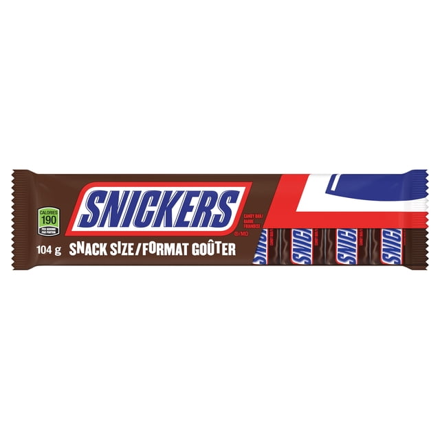 SNICKERS Peanut Milk Chocolate Candy Bars 104g