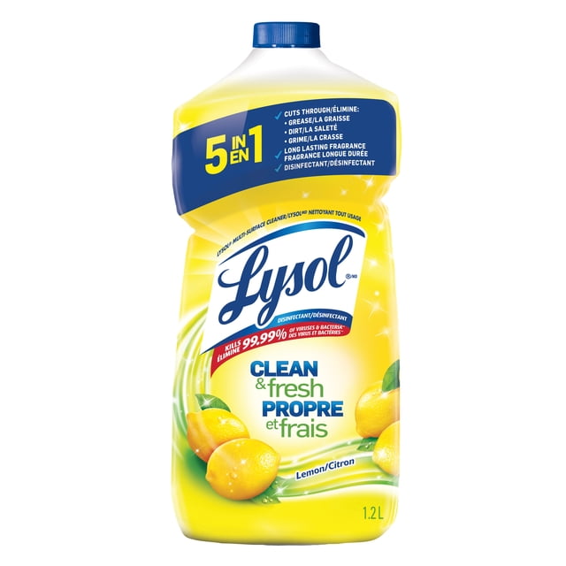 Lysol Lemon Pourable All Purpose Cleaner, 1200 g
