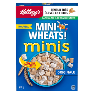 Kellogg's Mini-Wheats Original Minis Cereal, 430 g