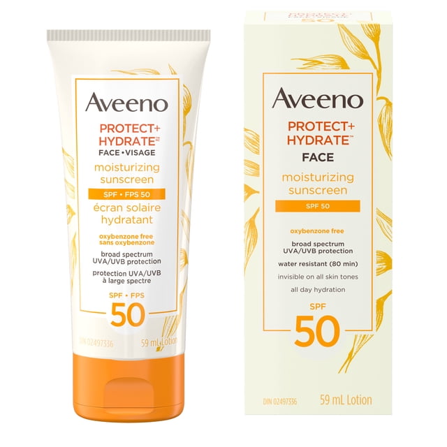 Aveeno Protect + Hydrate Face SPF 50 Sunscreen, 59 g