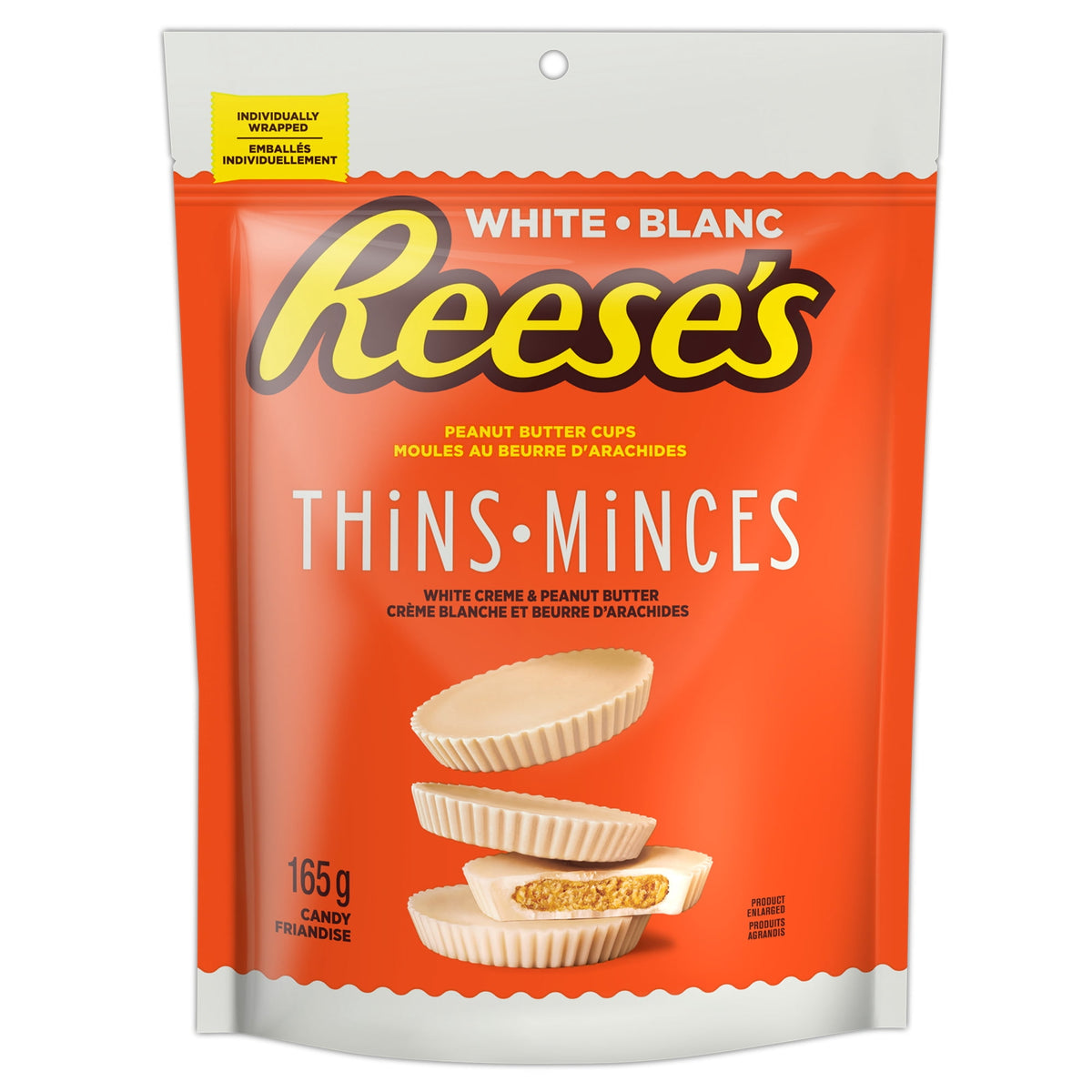 Reese's THiNS Peanut Butter Cups White Creme 165g