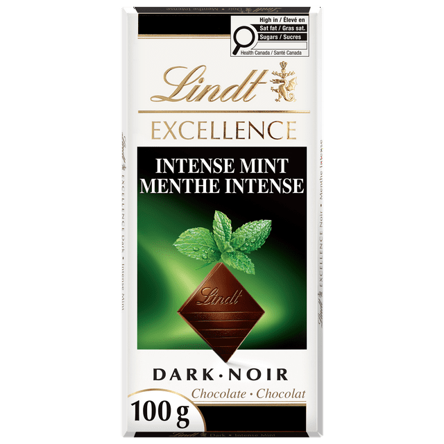 Lindt Excellence Intense Mint Dark Chocolate Bar 100g