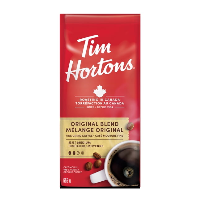 Tim Hortons Original Blend Ground Coffee, 652 g