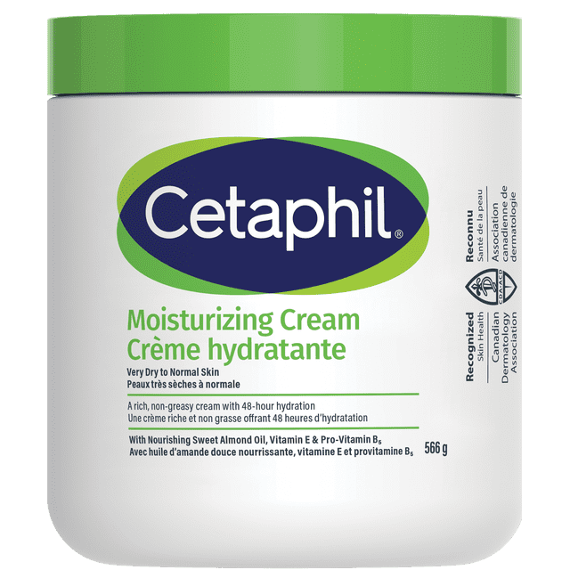 Cetaphil Moisturizing Sweet Almond Oil Cream, 566 g