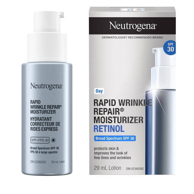 Neutrogena Rapid Wrinkle Repair Retinol SPF 30 Face Cream, 29 g