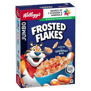 Kellogg's Frosted Flakes Original Jumbo Cereal, 950 g
