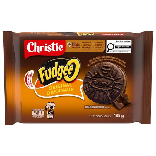 Fudgee-O Chocolatey Creme Filled Sandwich Cookies 488g