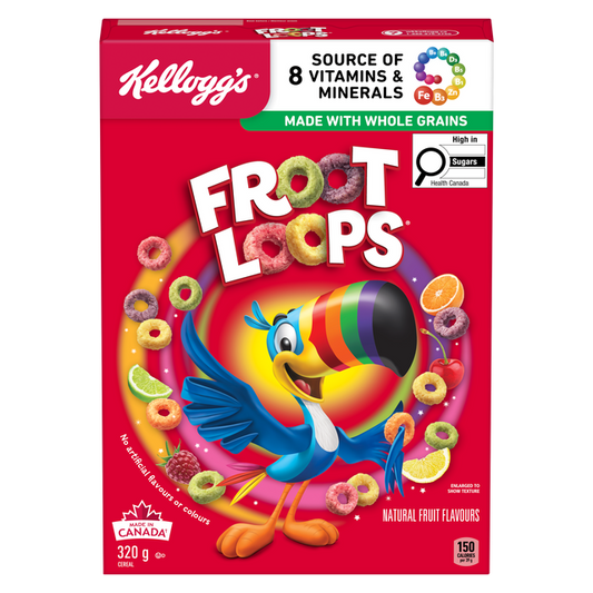 Kellogg's Froot Loops Cereal, 320 g