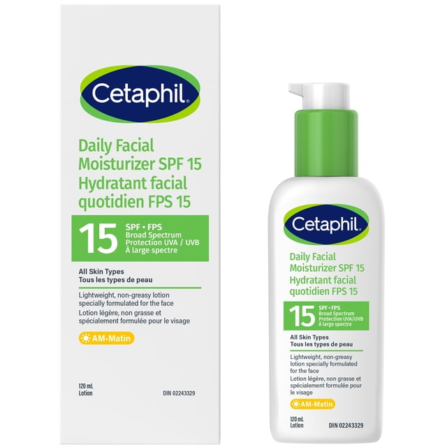 Cetaphil Daily Facial SPF 15 Moisturizer, 118 g