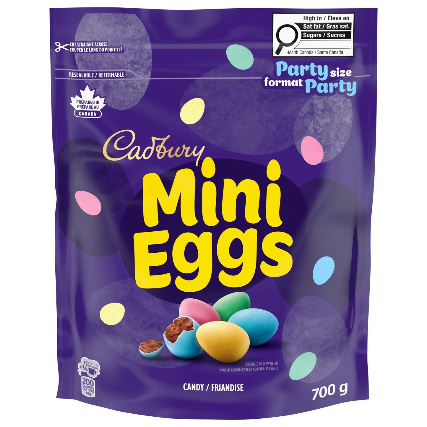 Cadbury Mini Eggs Chocolatey Candy Eggs Chocolate Candy Eggs Party Size Resealable Bag