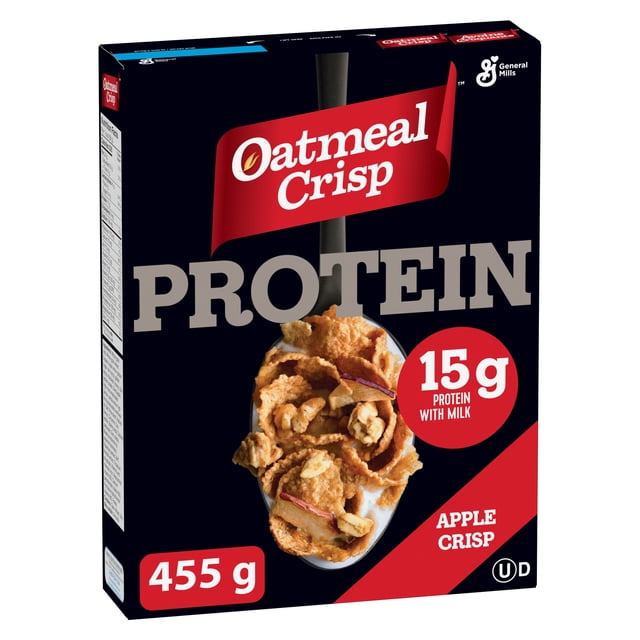 Oatmeal Crisp Protein Apple Crisp Cereal, 455 g