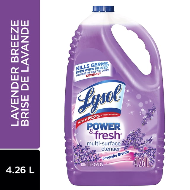 Lysol Power & Fresh Lavender Pourable Multi Surface Cleaner, 4260 g