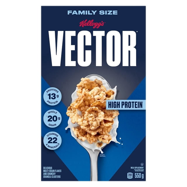 Kellogg's Vector Meal Replacement Cereal, 550 g