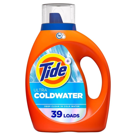 Tide Ultra Coldwater Original 39 Loads Liquid Laundry Detergent, 1620 g