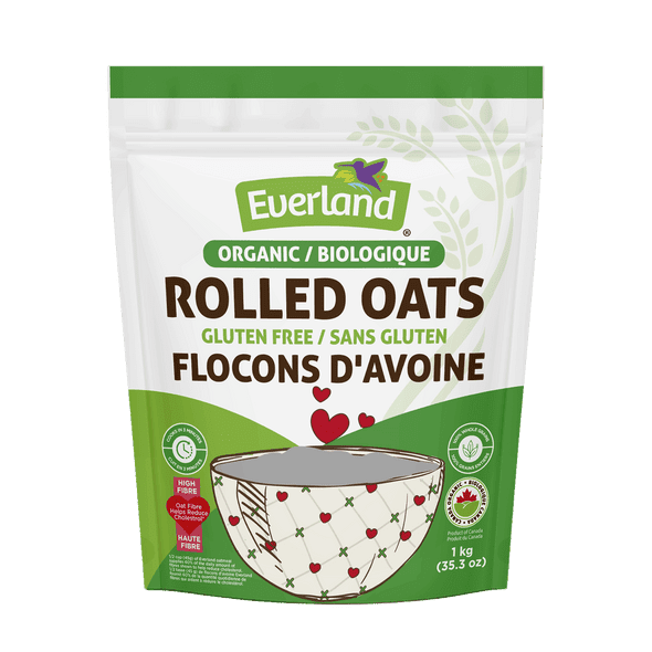 Everland Organic Gluten-Free Rolled Oats, 1000 g